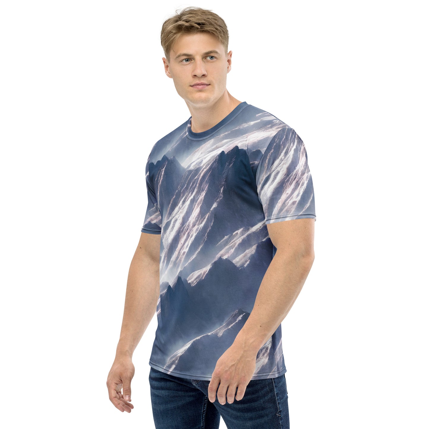 Men's Crew Neck T-Shirt - Frosted Zenith