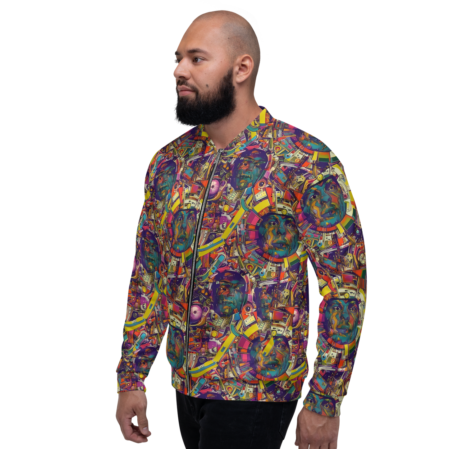 Bomber Jacket - Cosmic Collage