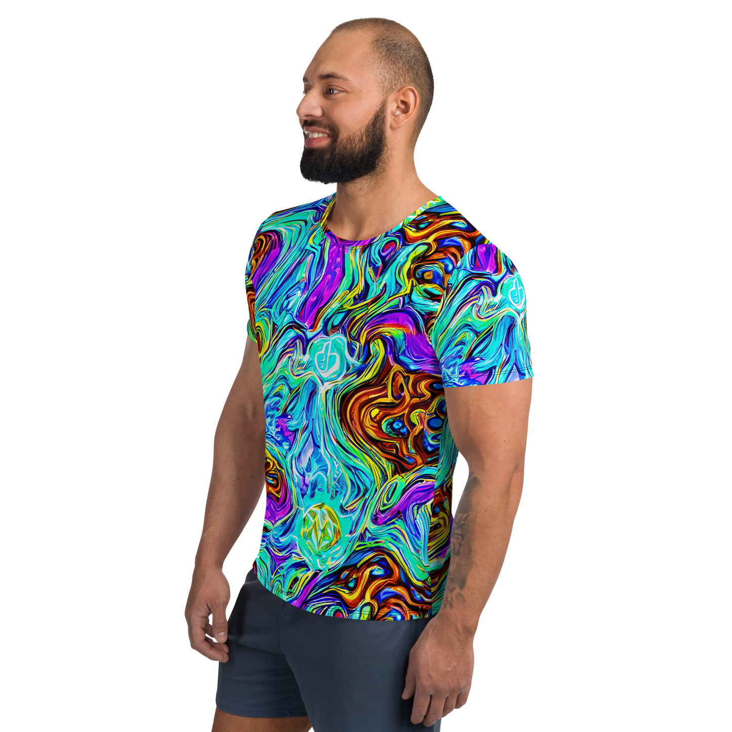 Men's Athletic T-Shirt - Mystic Iridescence