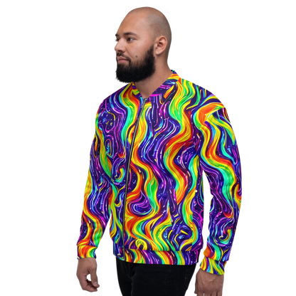 Bomber Jacket - Galactic Flames