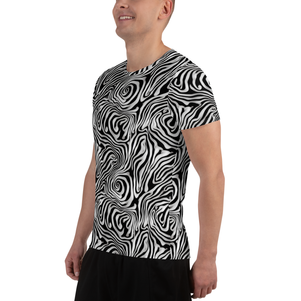 Men's Athletic T-Shirt - Warped Cosmos