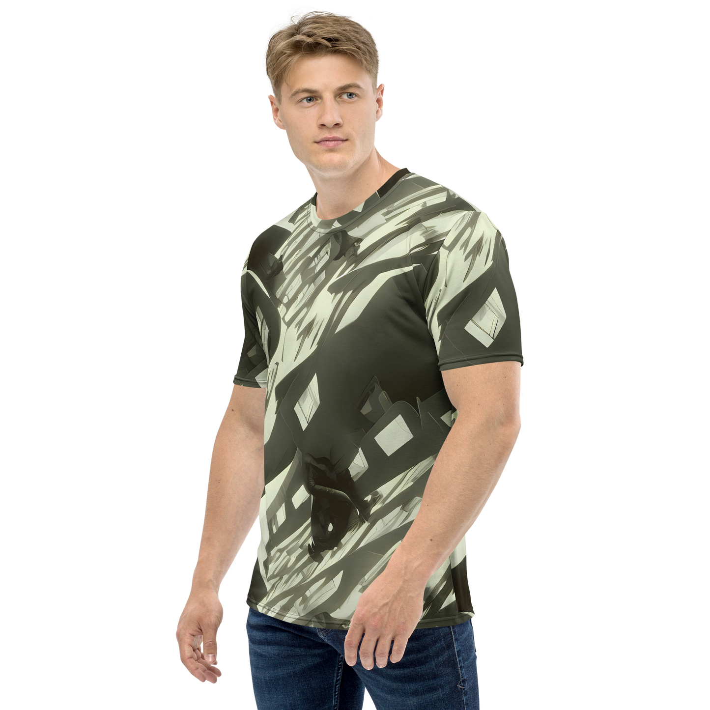 Men's Crew Neck T-Shirt - Shadow Stratum