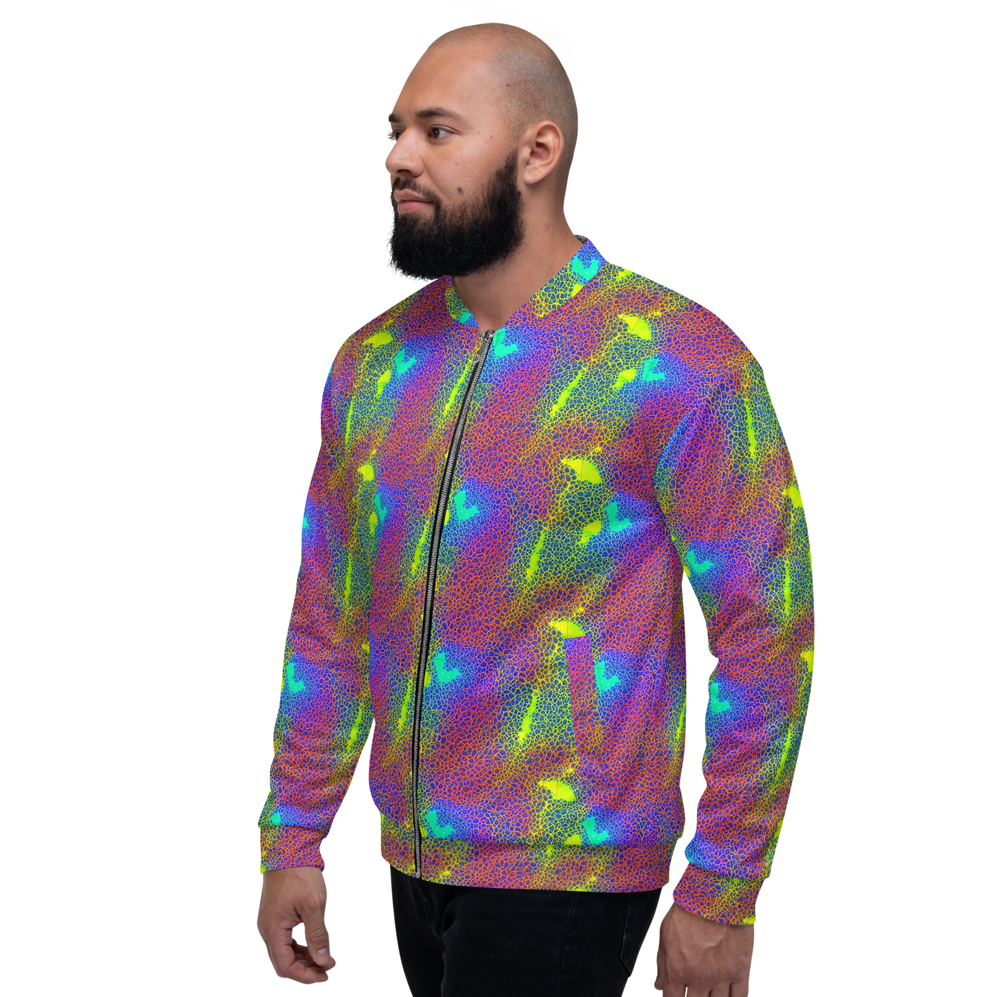 Bomber Jacket - Prismatic Web