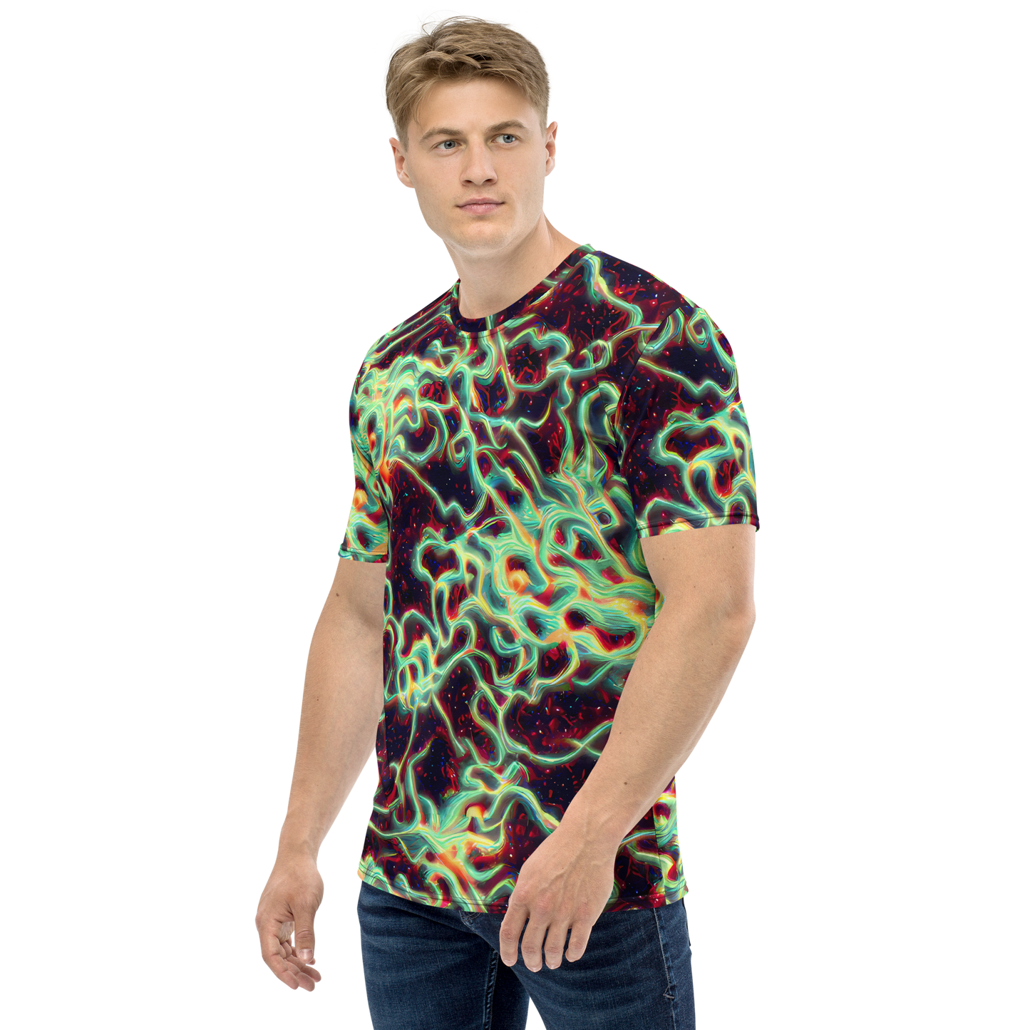 Men's Crew Neck T-Shirt - Chimeric Currents