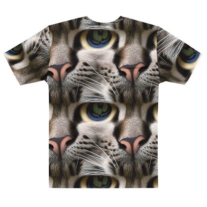 Men's Crew Neck T-Shirt - Feline Mirage