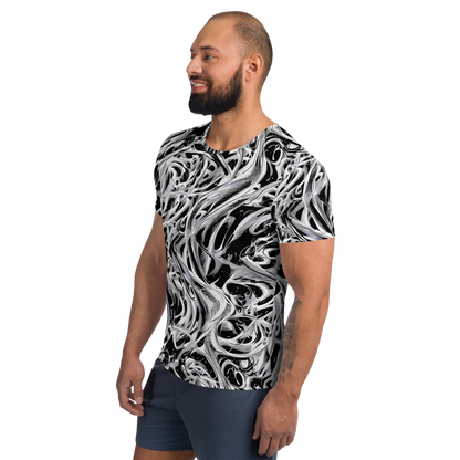 Men's Athletic T-Shirt - Silver Shadows