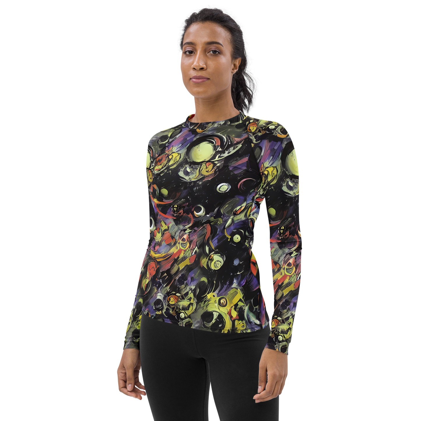 Women's Rash Guard - Fires of the Void