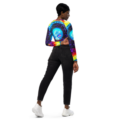 Long Sleeve Crop Top - Vriesian Vortex