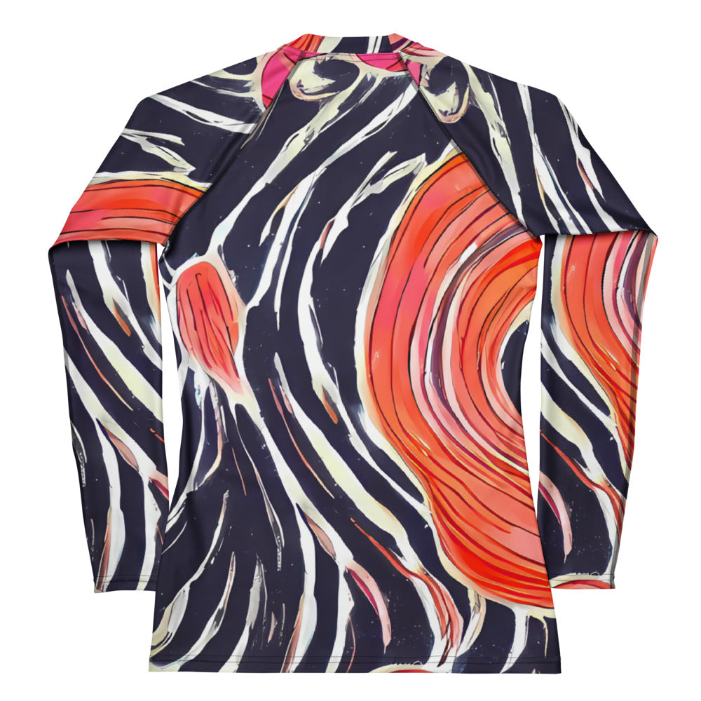 Women's Rash Guard - Radiant Drift