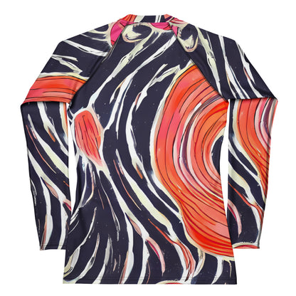 Women's Rash Guard - Radiant Drift