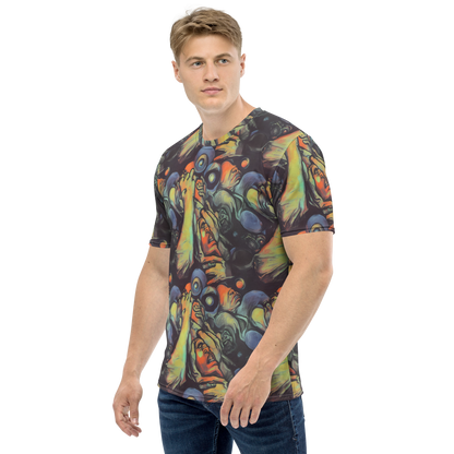 Men's Crew Neck T-Shirt - Cosmic Scream