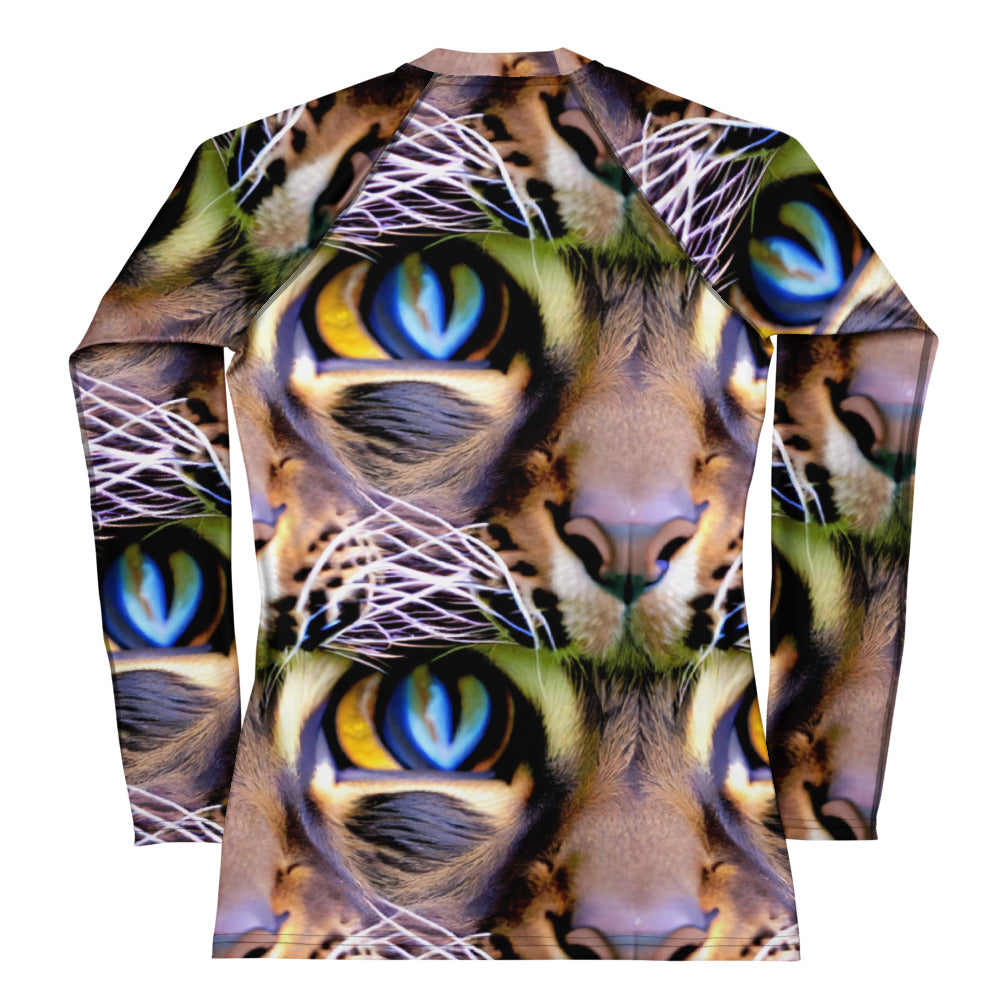Women's Rash Guard - Eye of the Wild