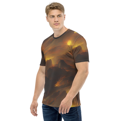 Men's Crew Neck T-Shirt - Sunset Shores