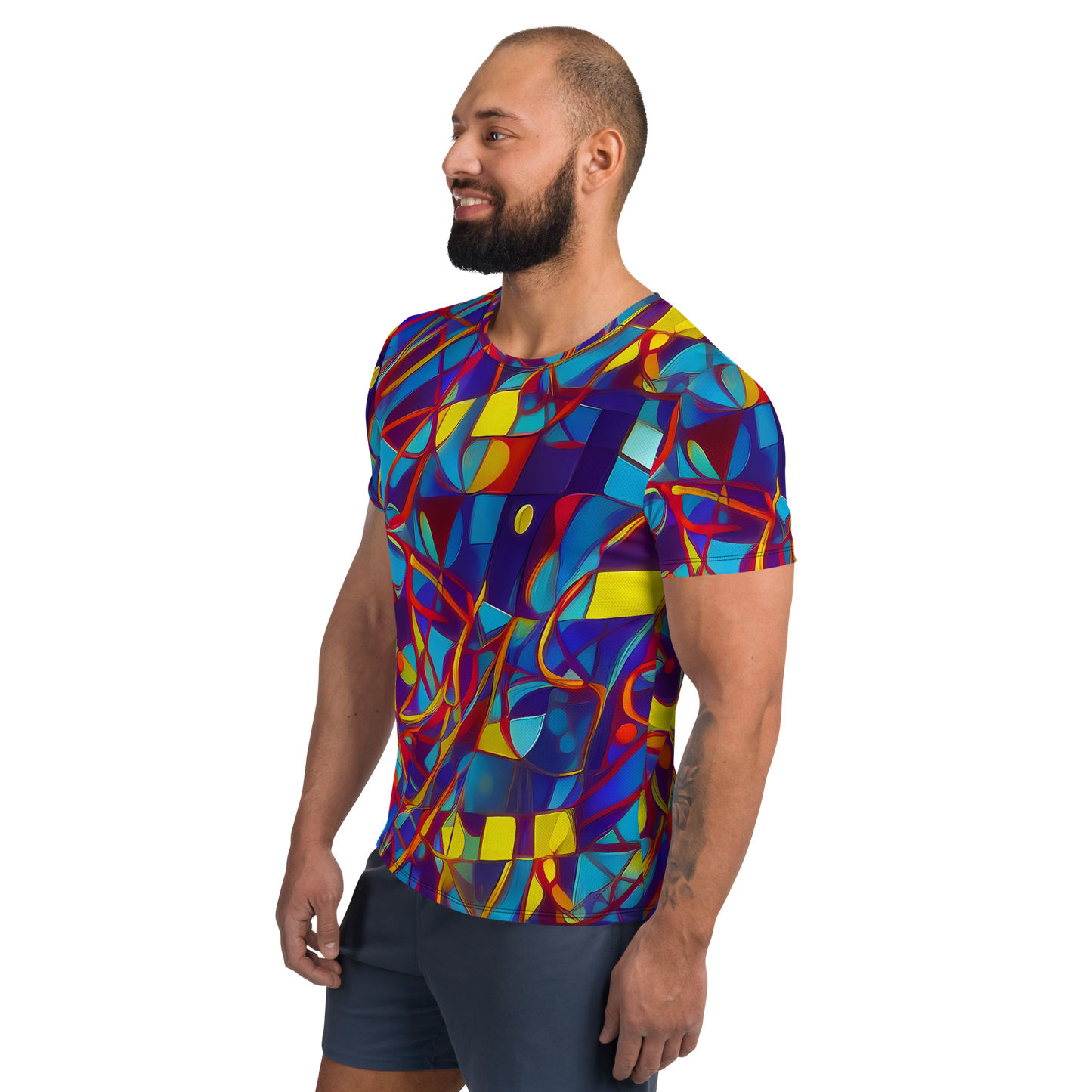 Men's Athletic T-Shirt - Flickering Dreams