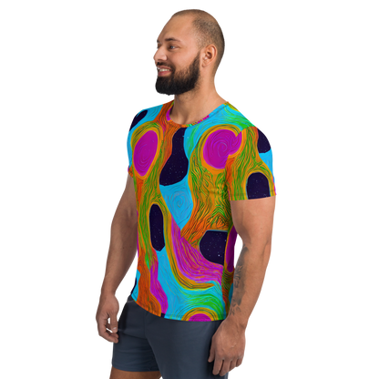 Men's Athletic T-Shirt - Galactic Harmony