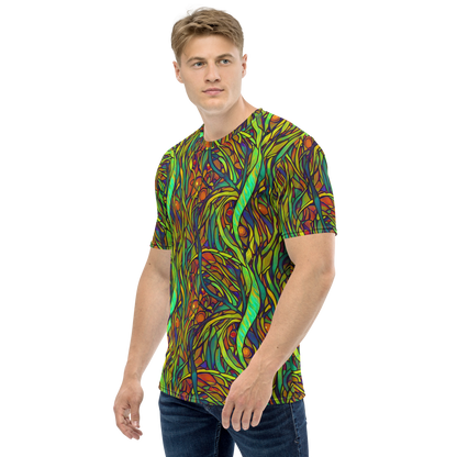 Men's Crew Neck T-Shirt - Cosmic Garden