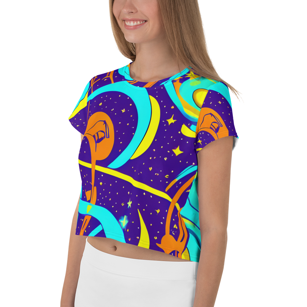 Women's Crop Tee - Stellar Swirl