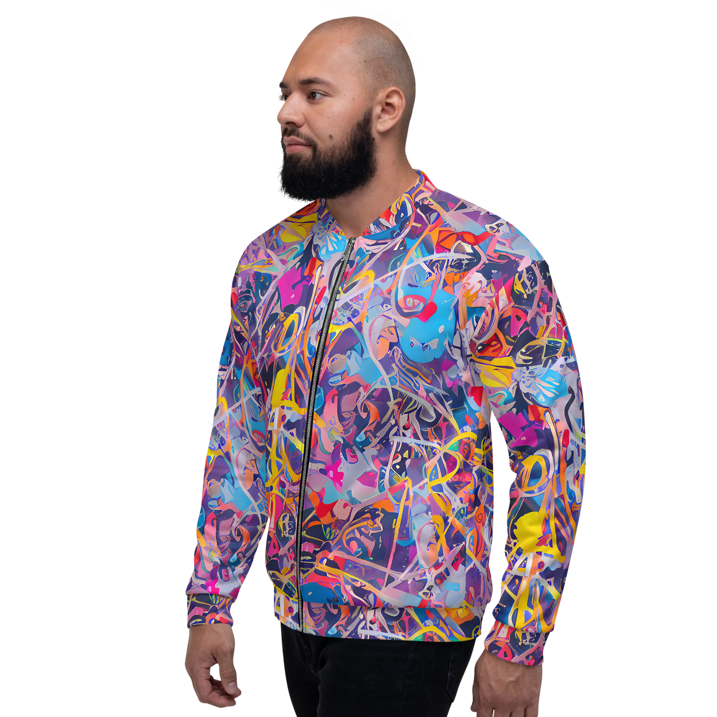 Bomber Jacket - Vibrant Fusion