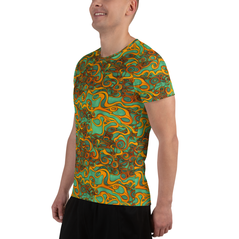 Men's Athletic T-Shirt - Nebula Nodes