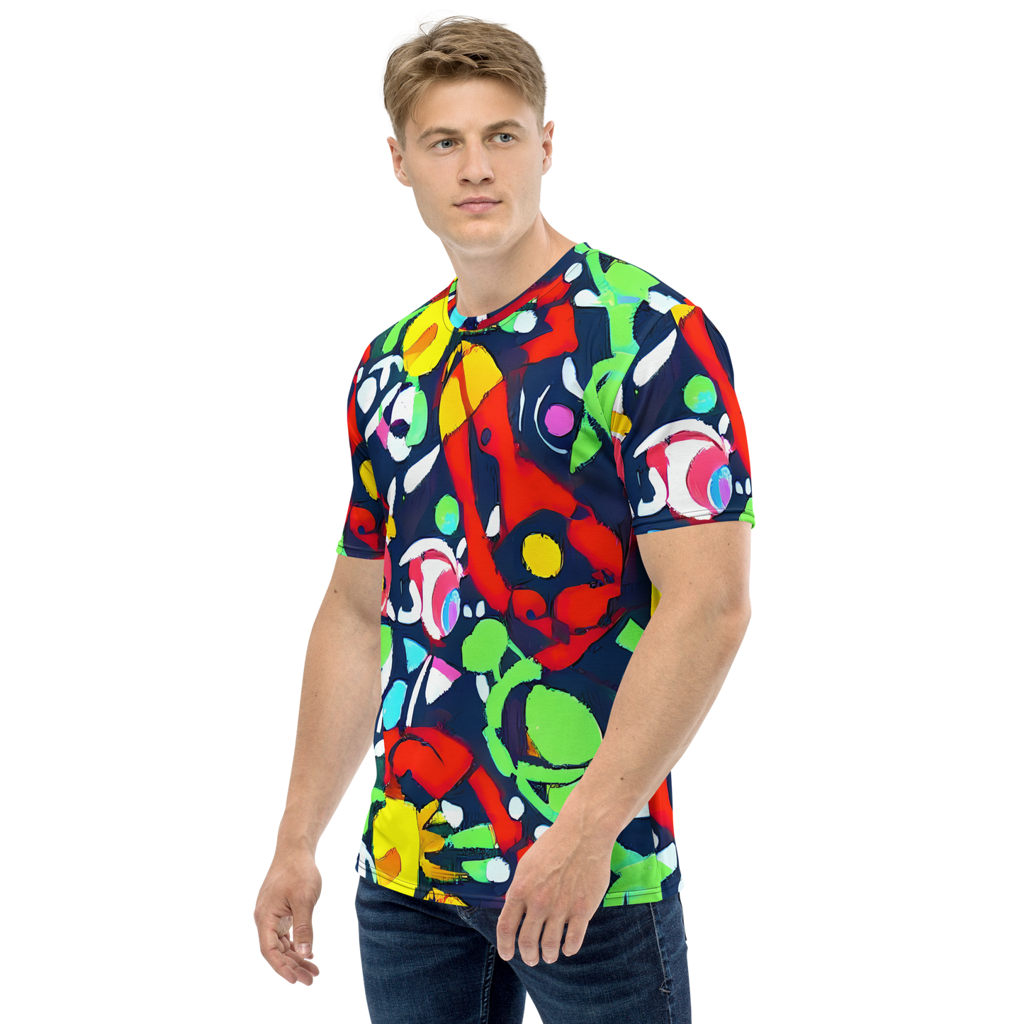 Men's Crew Neck T-Shirt - Chagall's Dream