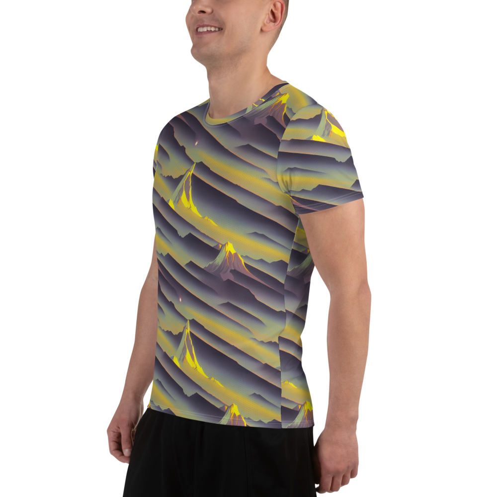 Men's Athletic T-Shirt - Surreal Summit
