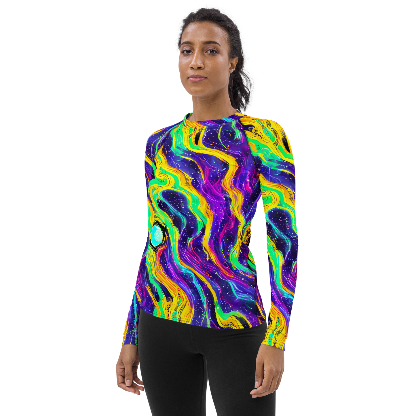 Women's Rash Guard - Jackson Swirl