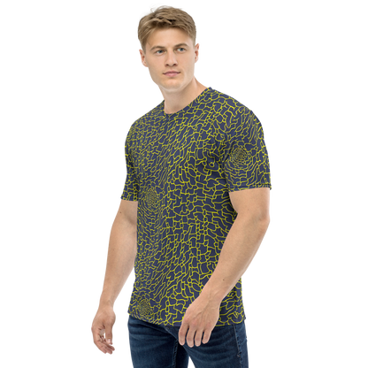 Men's Crew Neck T-Shirt - Nightshade Maze