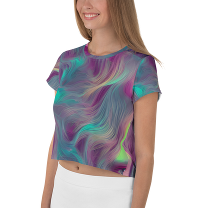 Women's Crop Tee - Surreal Tresses