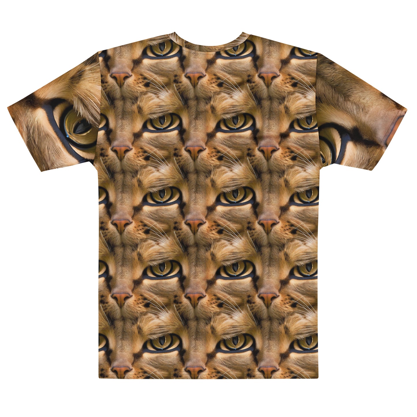 Men's Crew Neck T-Shirt - Feline Whisper