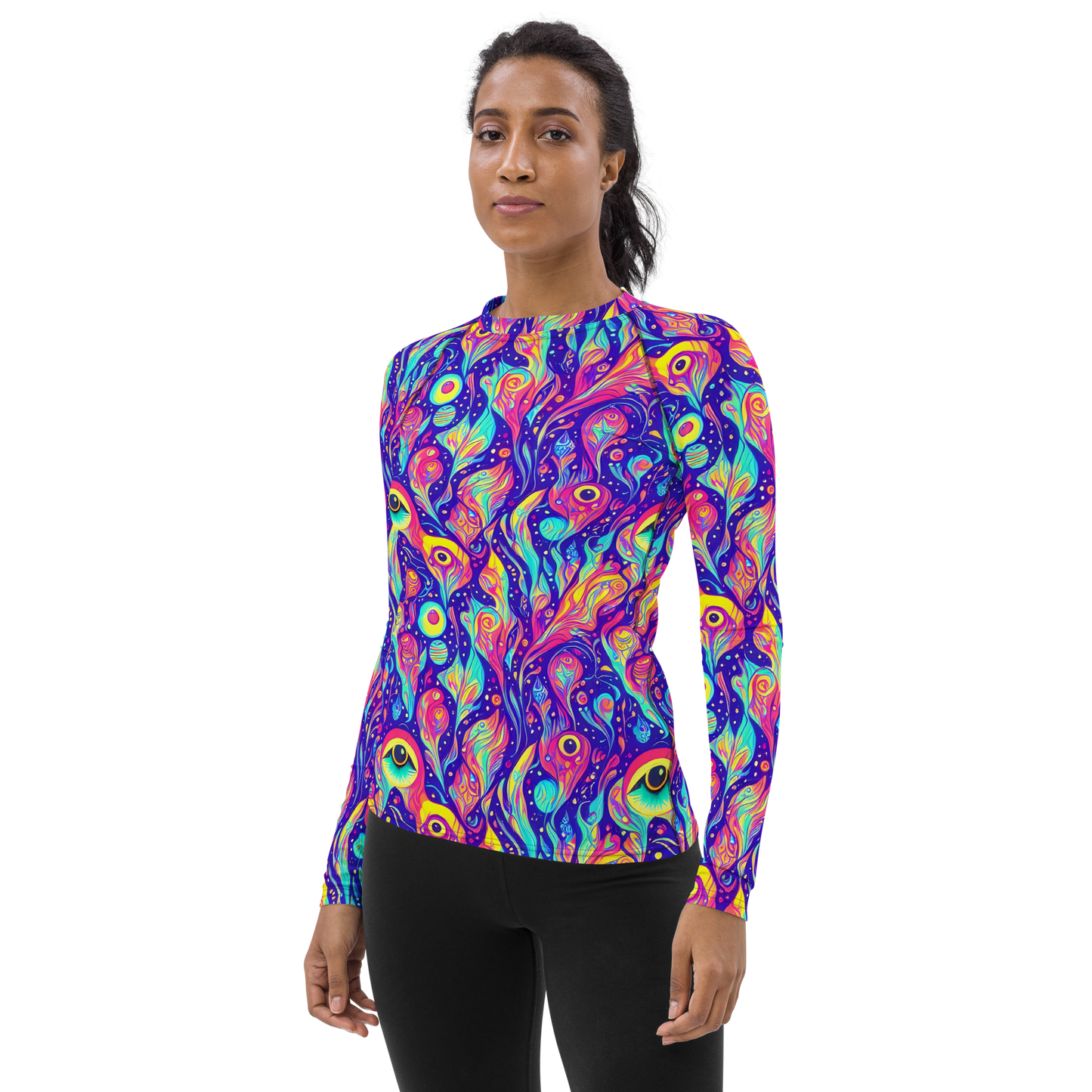 Women's Rash Guard - Mystic Petal Dance