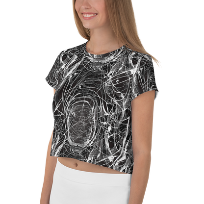 Women's Crop Tee - Nexus of Lines