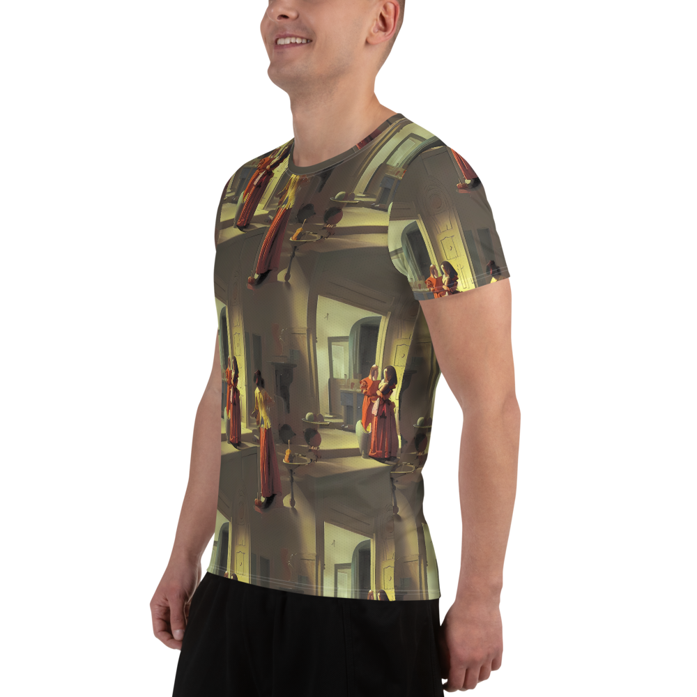 Men's Athletic T-Shirt - Surreal Shadows