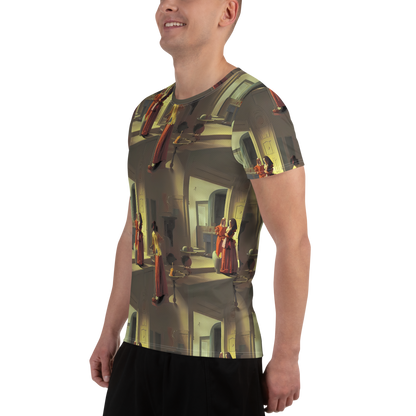 Men's Athletic T-Shirt - Surreal Shadows