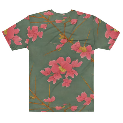 Men's Crew Neck T-Shirt - Petal Symphony