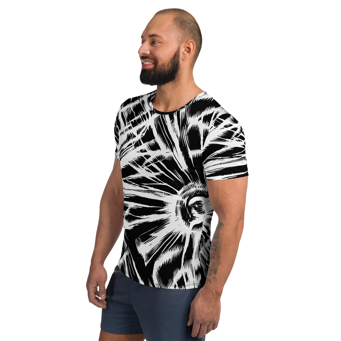 Men's Athletic T-Shirt - Silent Thunder