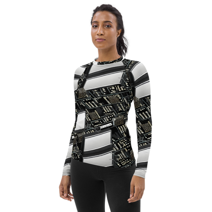 Women's Rash Guard - Electro Essence