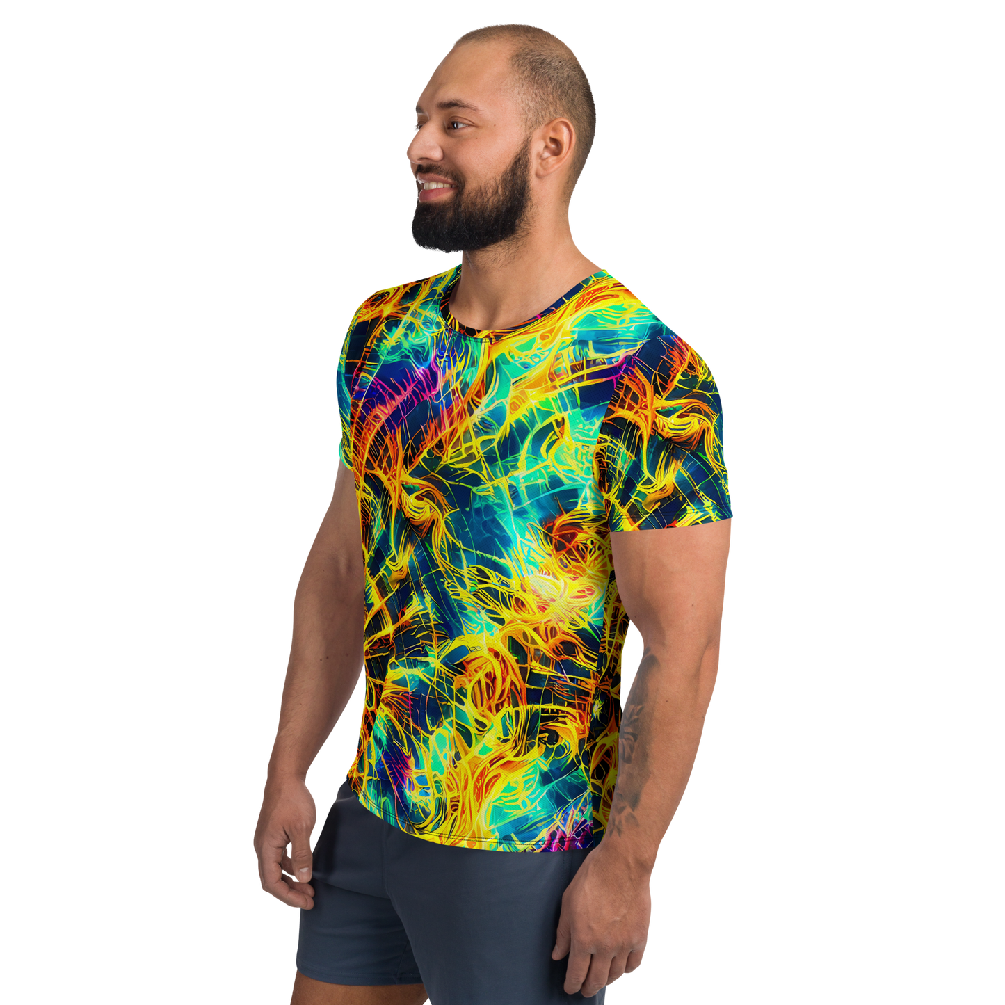 Men's Athletic T-Shirt - Kapp's Kaleidoscope