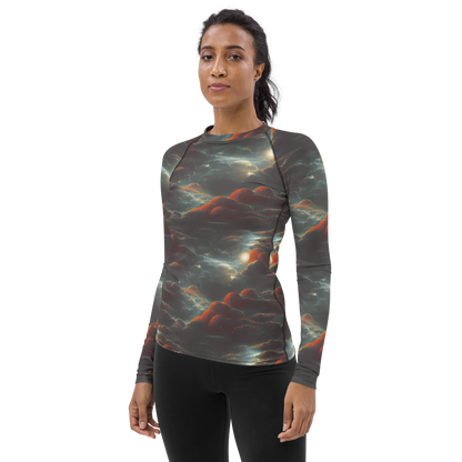 Women's Rash Guard - Stellar Highlands