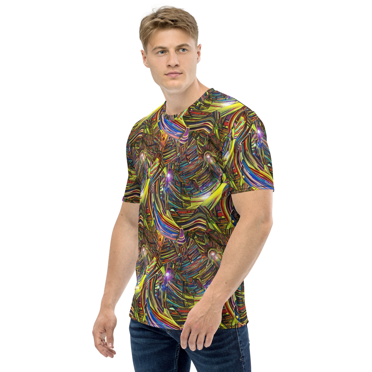 Men's Crew Neck T-Shirt - Quantum Palette