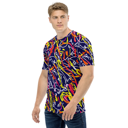 Men's Crew Neck T-Shirt - Neon Currents