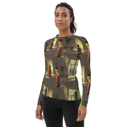 Women's Rash Guard - Surreal Shadows