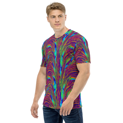 Men's Crew Neck T-Shirt - Lux Waves