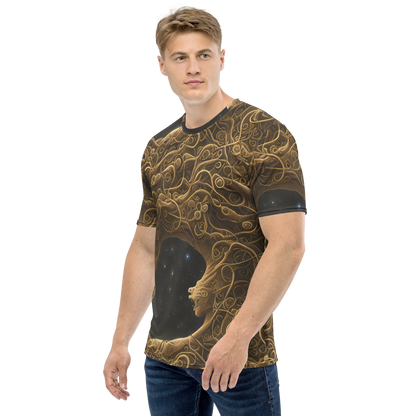 Men's Crew Neck T-Shirt - Gilded Reverie