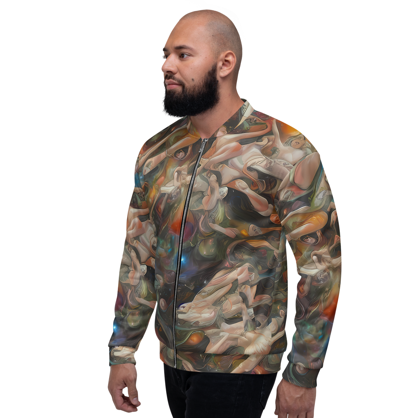 Bomber Jacket - Copper Swirl