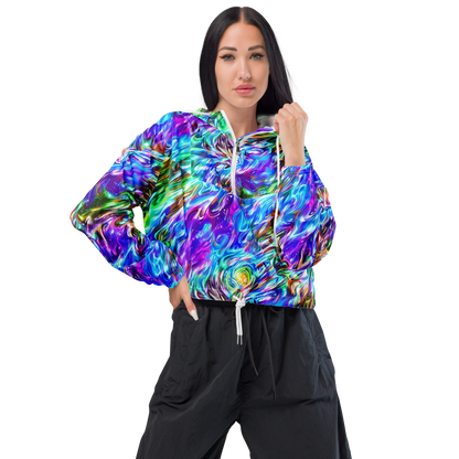 Women's Cropped Windbreaker - Faini Whirlwind