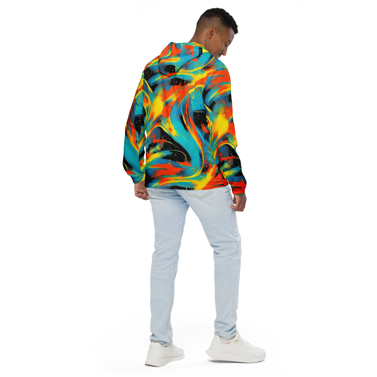 Men's Windbreaker - Solar Swoosh