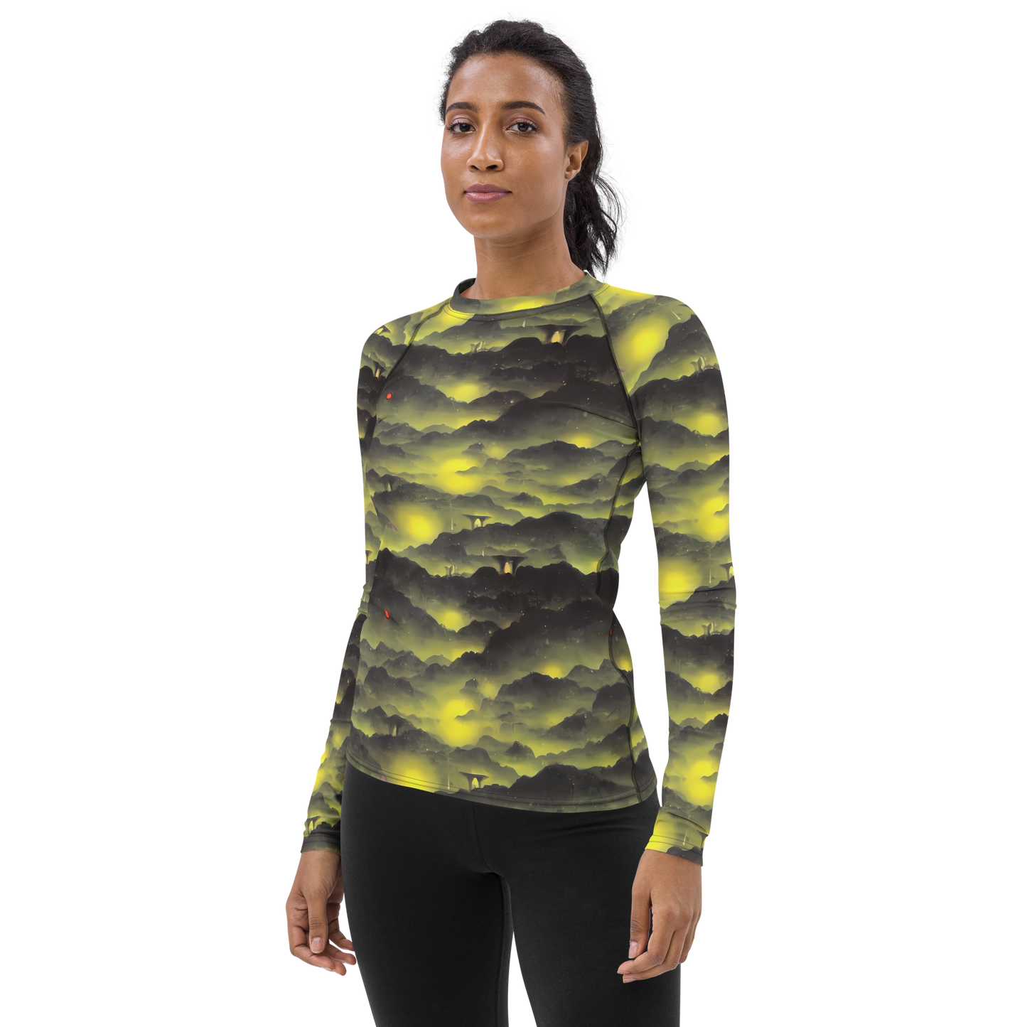 Women's Rash Guard - Spectral Isle