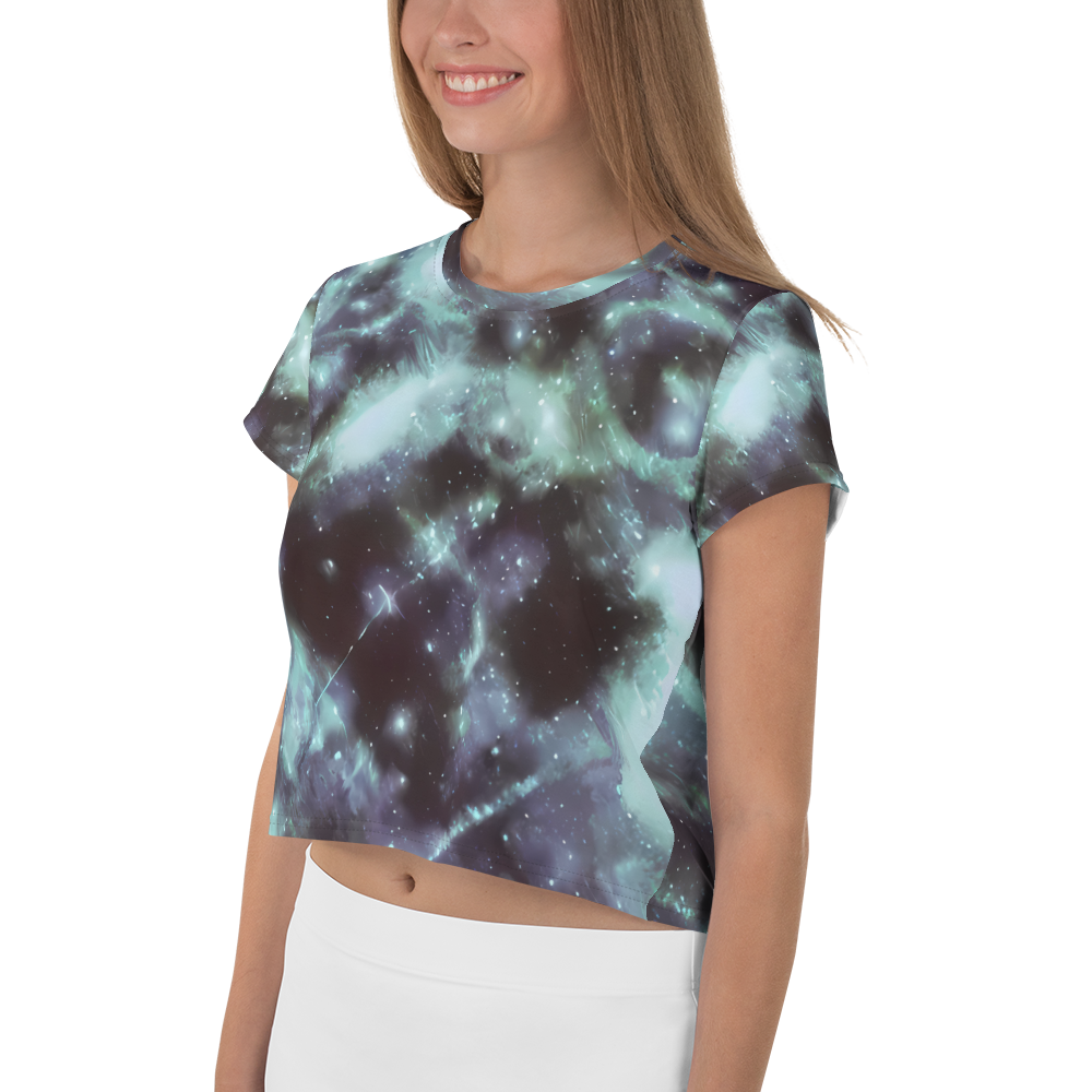 Women's Crop Tee - Roversi Nebula