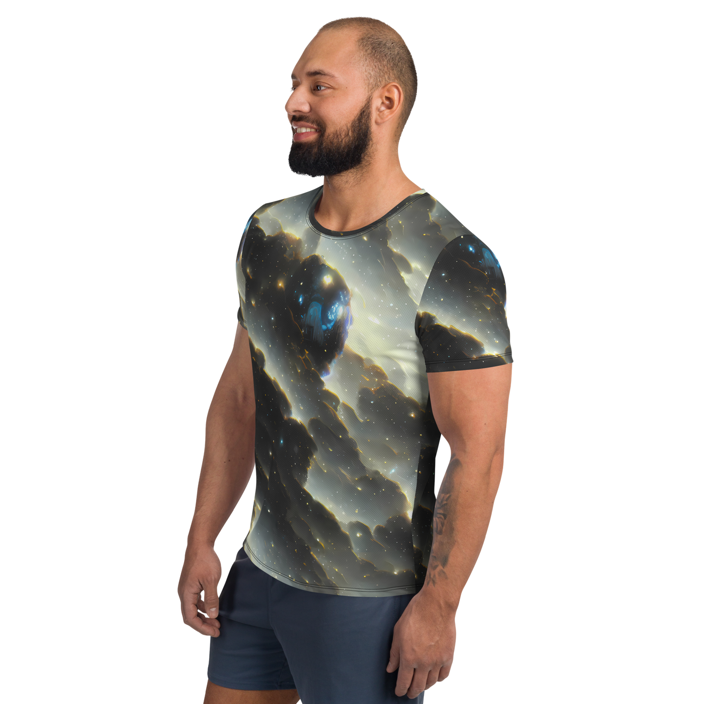 Men's Athletic T-Shirt - Rutkowski Nebula