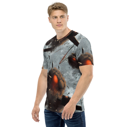 Men's Crew Neck T-Shirt - Celestial Collision